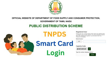 tnpds smart card print|TNPDS gov in login.